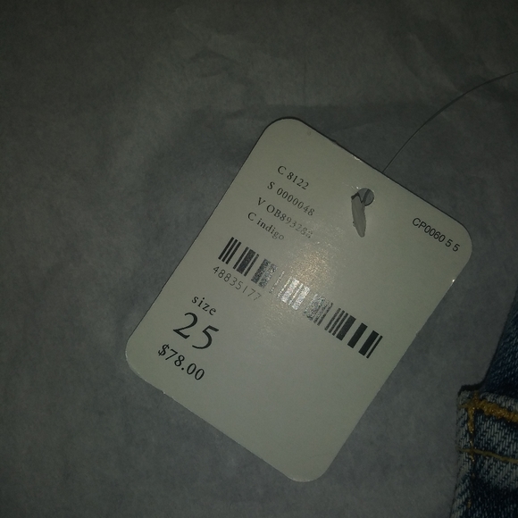 🆕We the Free | High Rise Frayed Hem Stretch Skinny Jeans Womens Size 25 - Picture 7 of 13